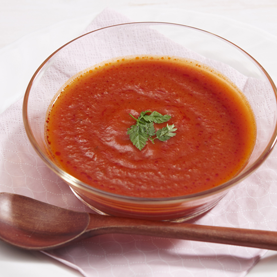 1分で完成！冷製トマトスープ